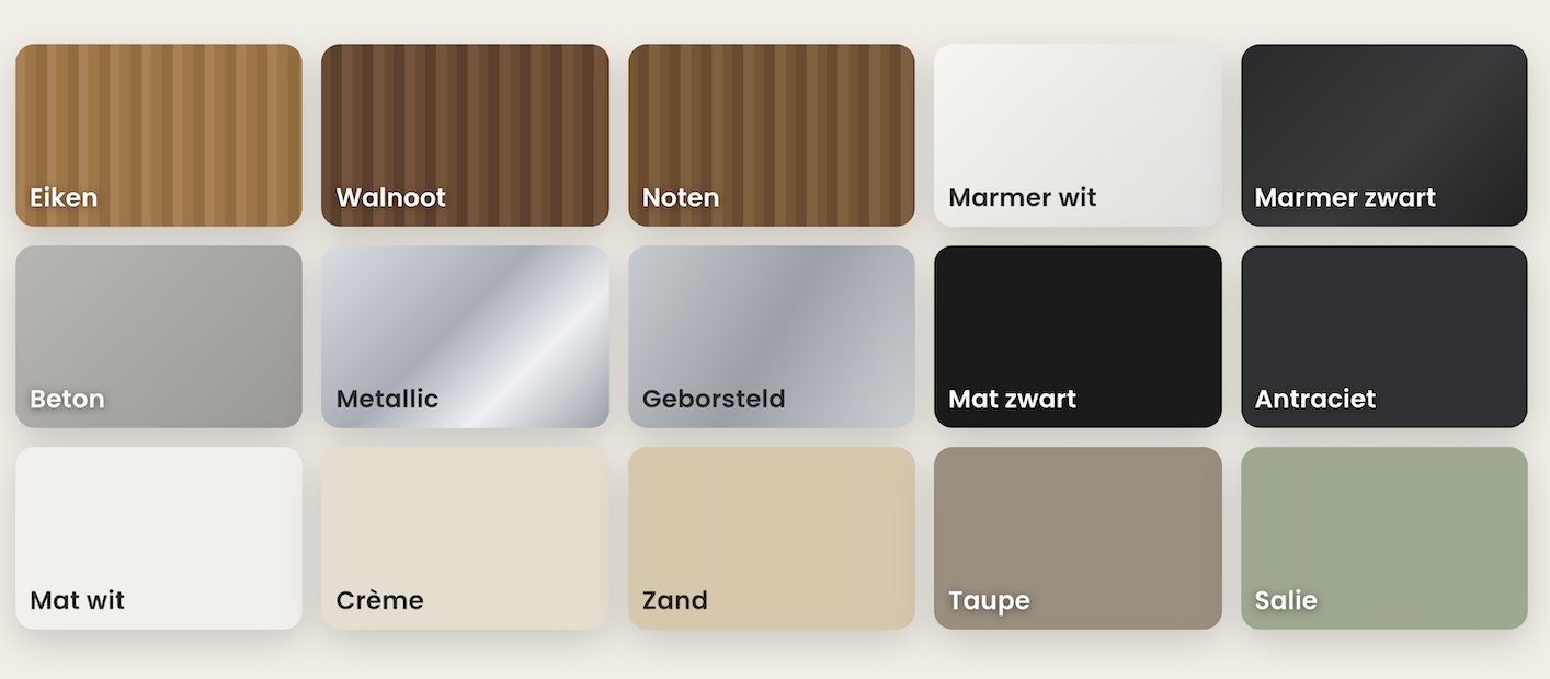 Kleur kiezen aan huis